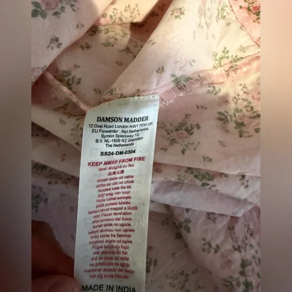 Damson Madder Women's Jemima Ruffle Mini Dress - Picture 6 of 7